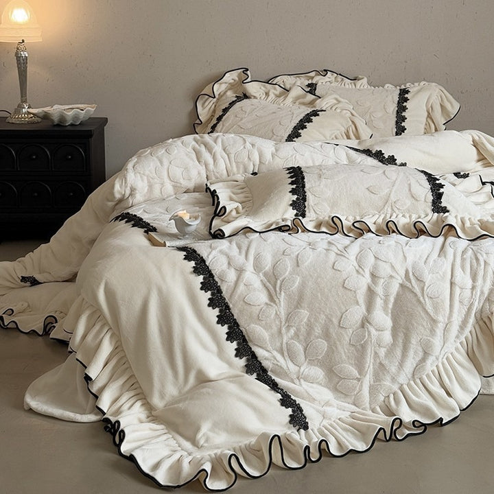 Houndstooth Warm Bedding Set
