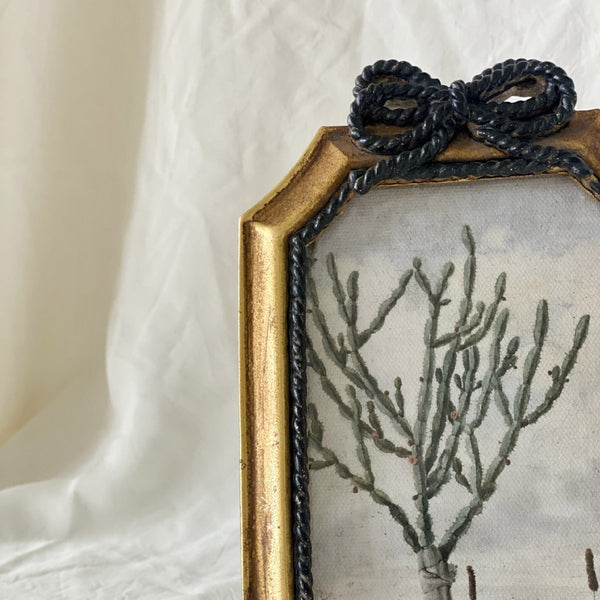 Vintage Rope-Trim Bow Frame