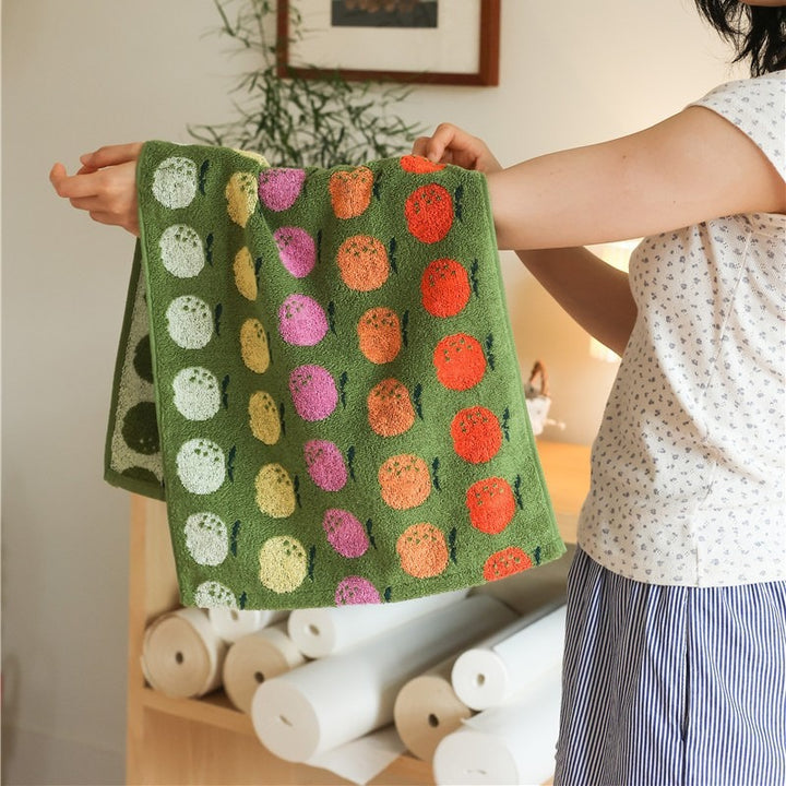 Clementine Dot Towel
