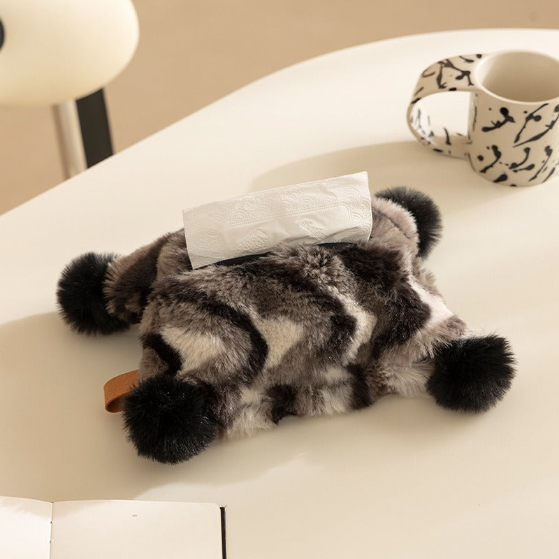Cozy Fur Tissue Bag
