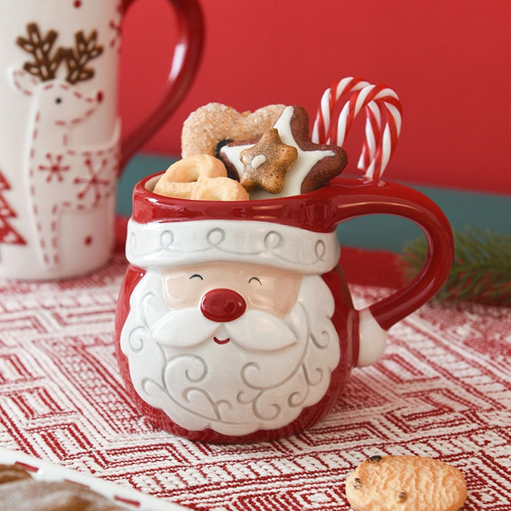 Santa & Reindeer Mug