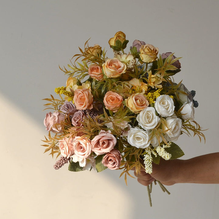 Countryside Rose and Wildflower Bouquet
