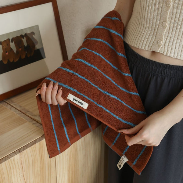 Nostalgic Soft Striped Towel