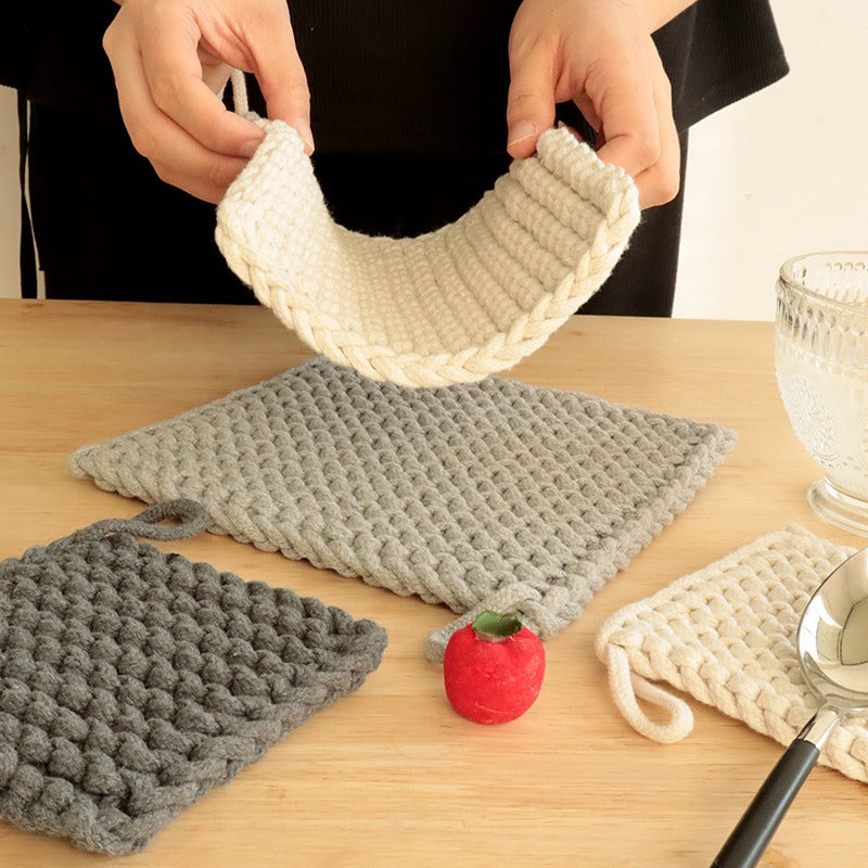 Japanese Square Trivet Mat Set