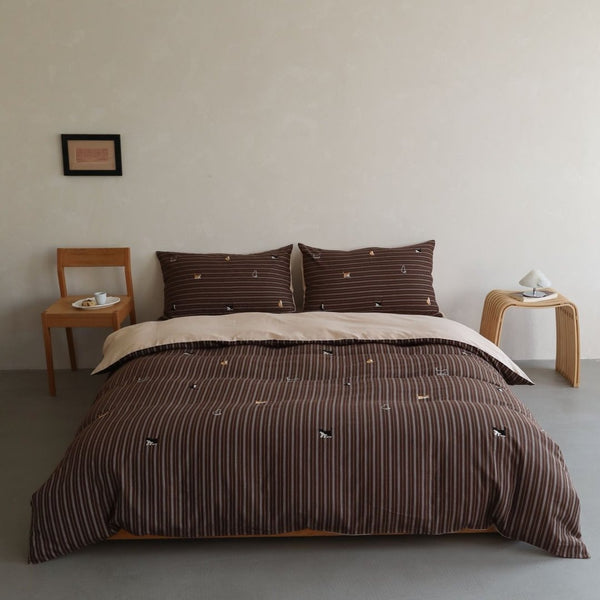 Cinnamon & Cats Bedding Set