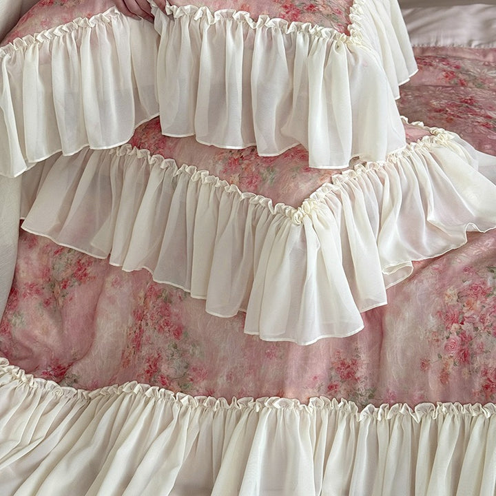 Rose Ruffled Vibe Bedding Set