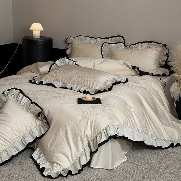 Elegant Ruffle Bedding Set