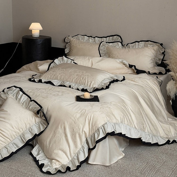 Elegant Ruffle Bedding Set