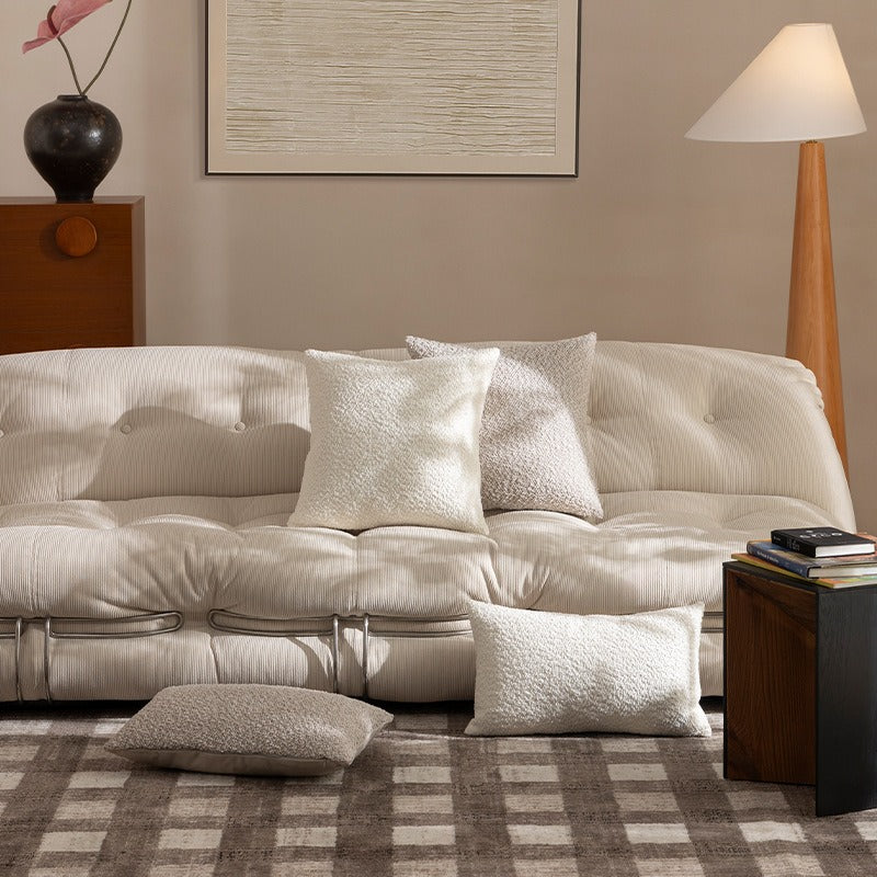 Cream Chenille Cushion