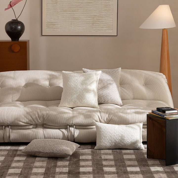 Cream Chenille Cushion