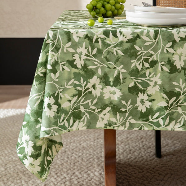 Green Leave Table Cloth