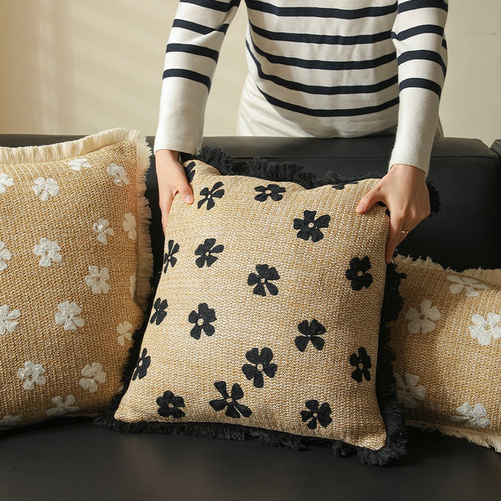 Wabi-sabi Floral Cushion