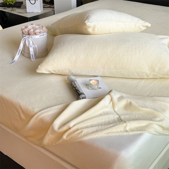 Warm Winter Fleece Fitted Sheet Collection