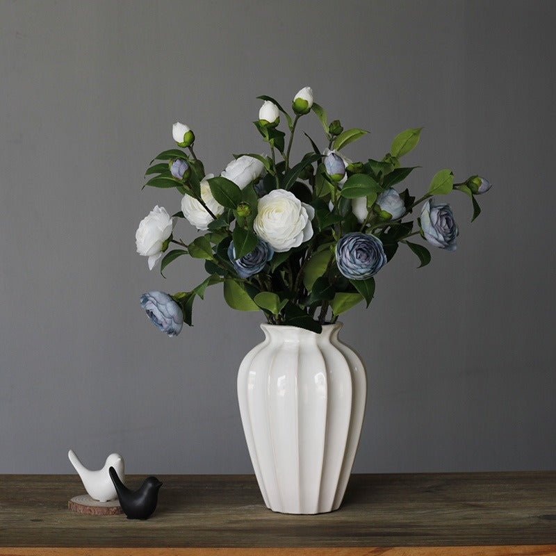 Vintage Art Camellia Bouquet