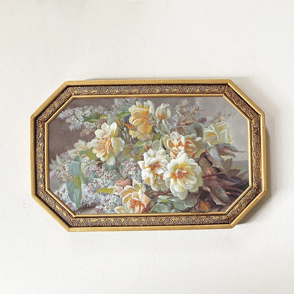 Vintage Octagonal Art Frame