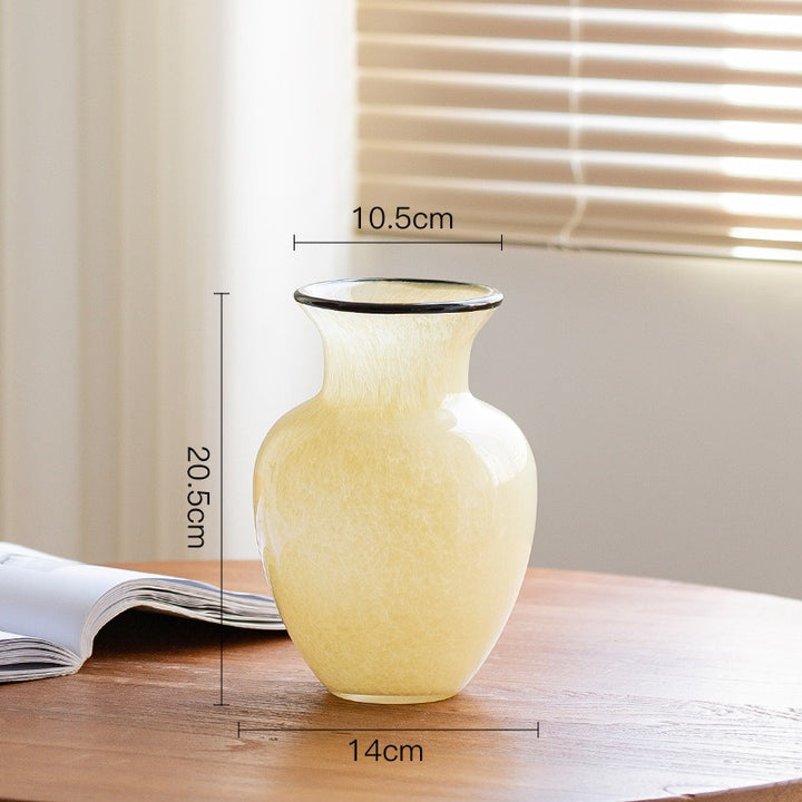 Ethereal Glow Glass Vase Collection