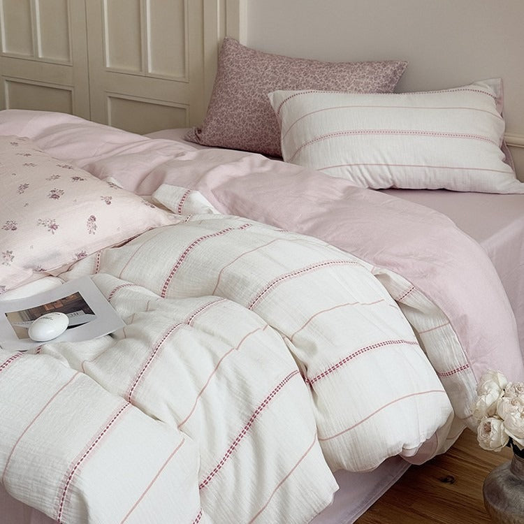 Beach Striped Bedding Set