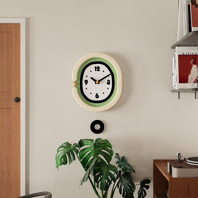Grassy Green Wall Clock