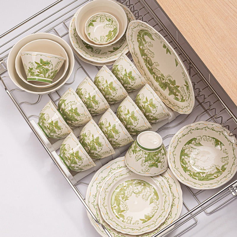 Bellflower Ceramic Dining Set