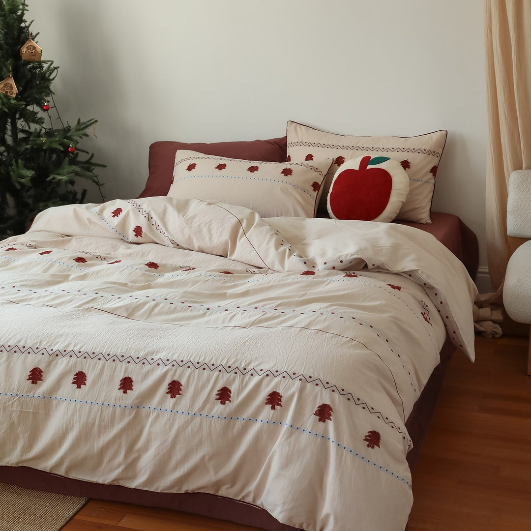 Retro Forest Bedding Set