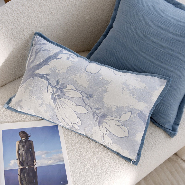 Blue Floral Cushoin