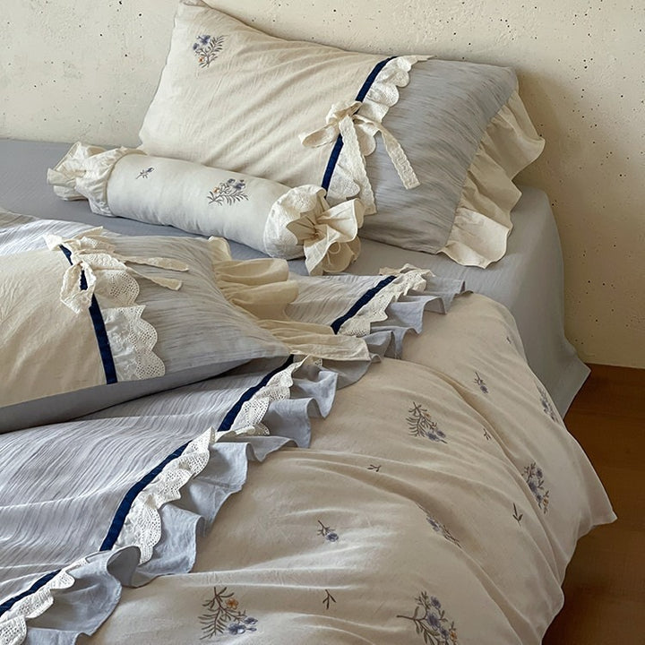 Bluebell Bow Bedding Set