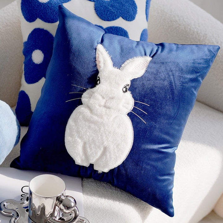 Bunny and Daisy Cushion