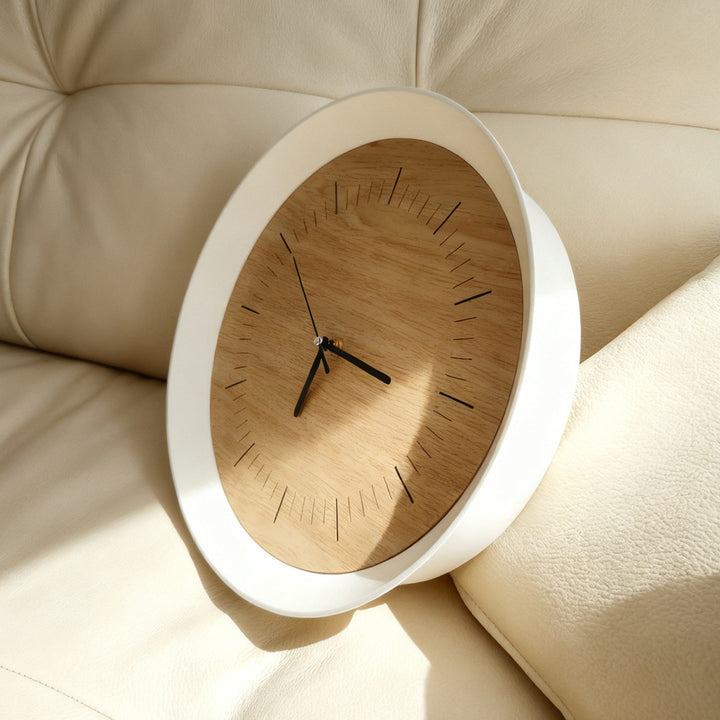 Line Mark Minimalist Clock