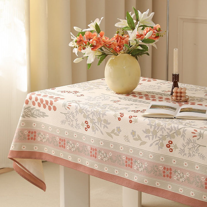 Red Sprig Tablecloth