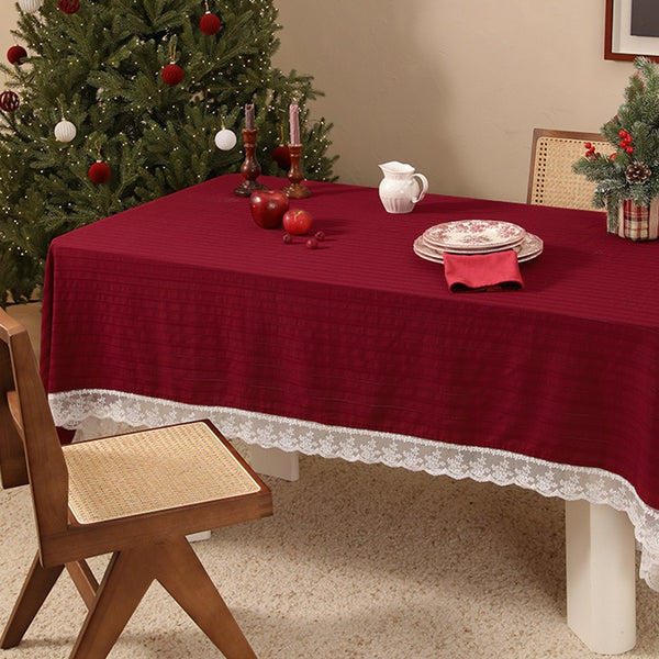 Red Romantic Table Cloth