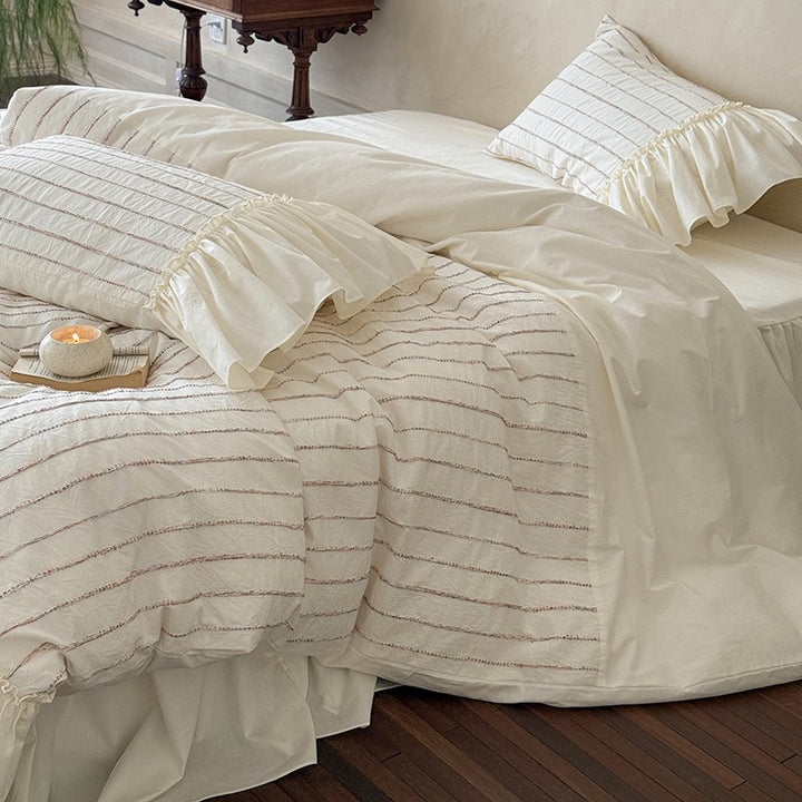 Morning Breeze Striped Bedding Set
