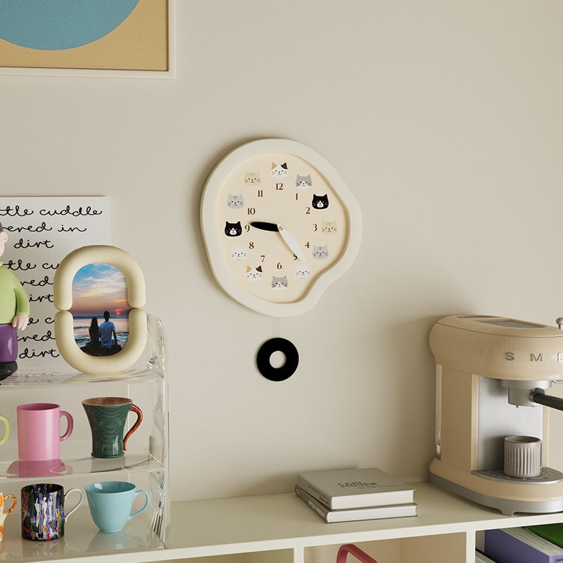 Purr Pulse Wall Clock