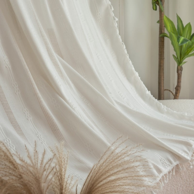 Japanese Calm Tassel Curtain Collection