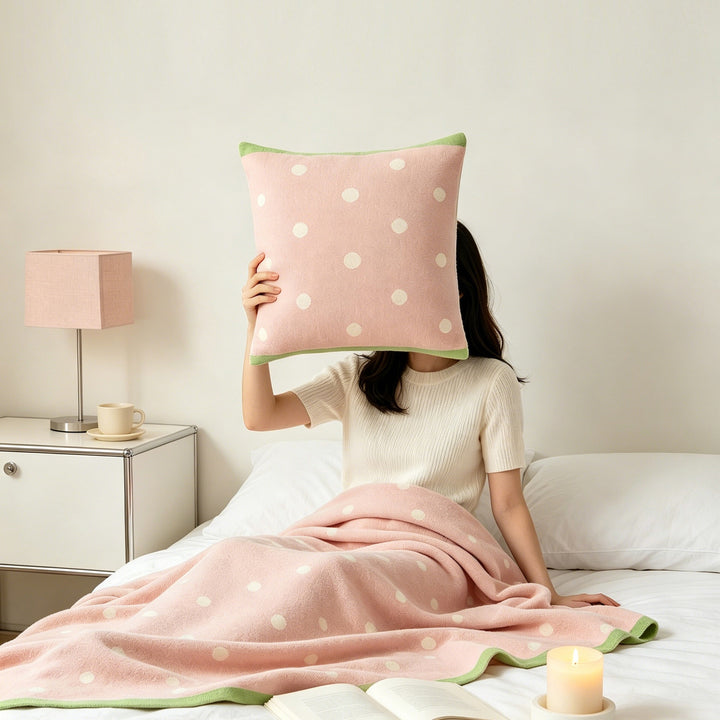 Dot Breeze Throw & Cushion