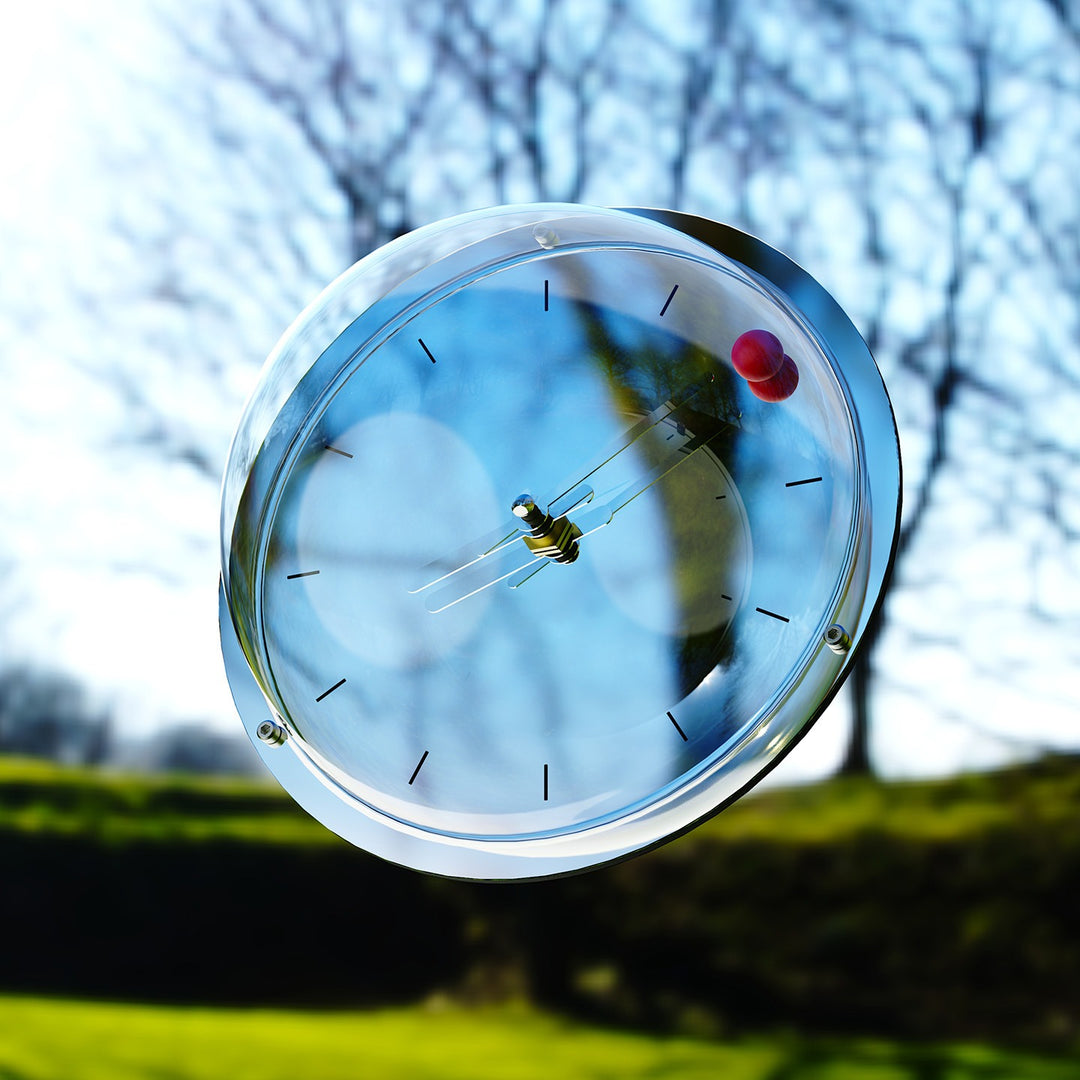 Orbital Clear View Clock