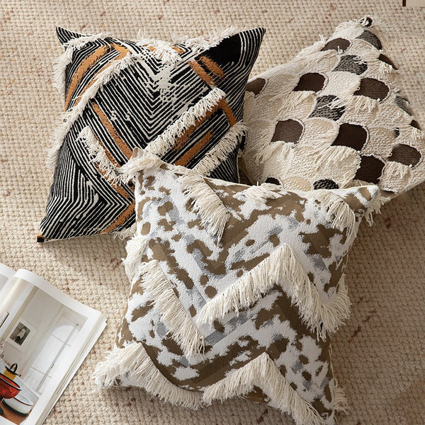 Boho Tassel Weave Cushion