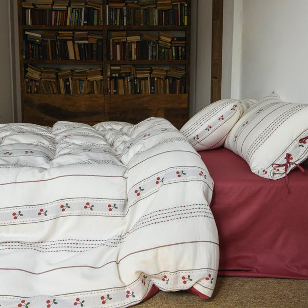 Cherry Memoir Cotton Bedding Set