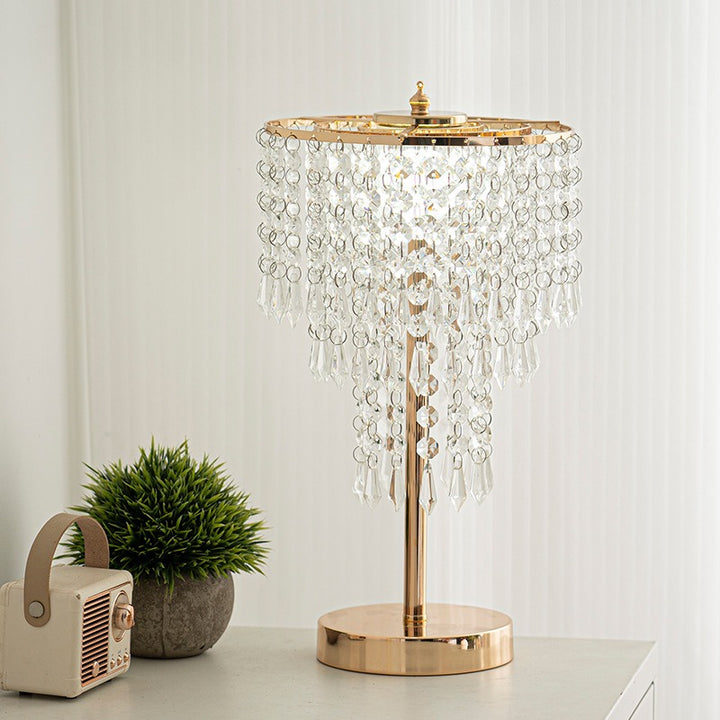 Raindrop Crystal Table Lamp