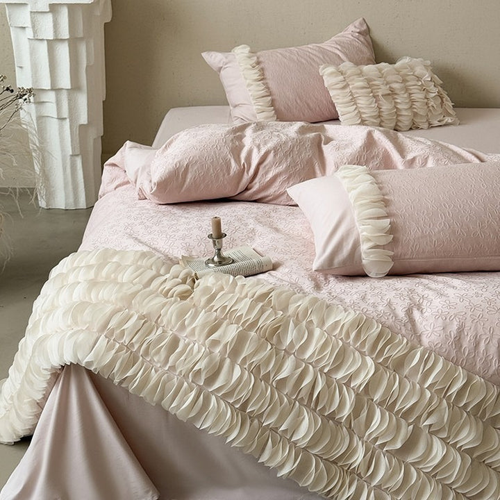 Petal Ruffle Bedding Set