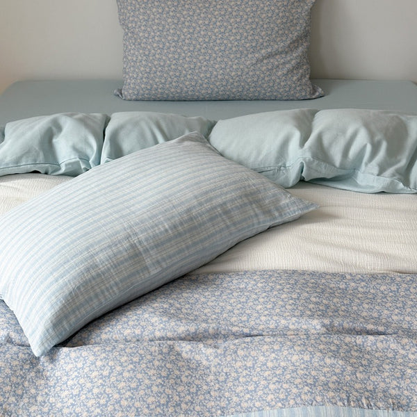 Stripe Bloom Bedding Set