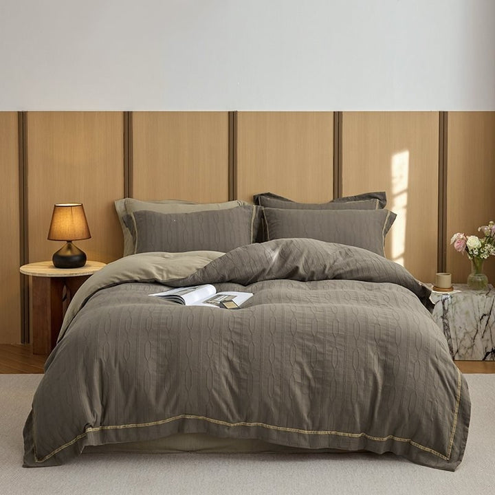 Sand Timber Diary Bedding Set