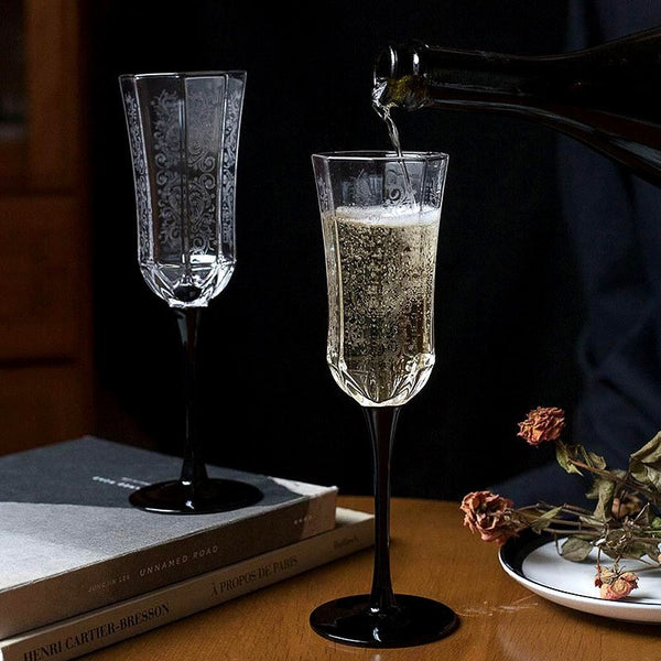 Lisbon Midnight Wine Glass Set