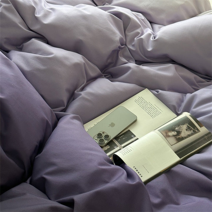 Purple Shaded Bedding Set