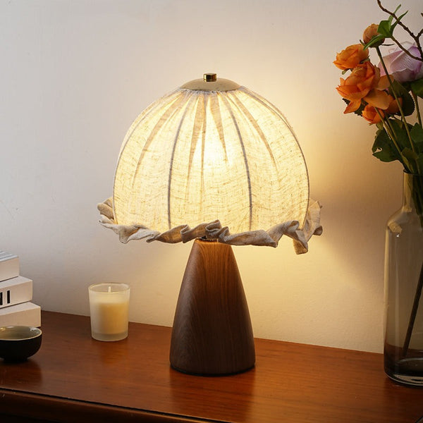 Linen Pleat Glow Lamp