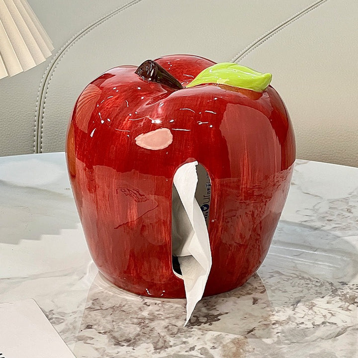Juicy Apple Tissue Box Decor