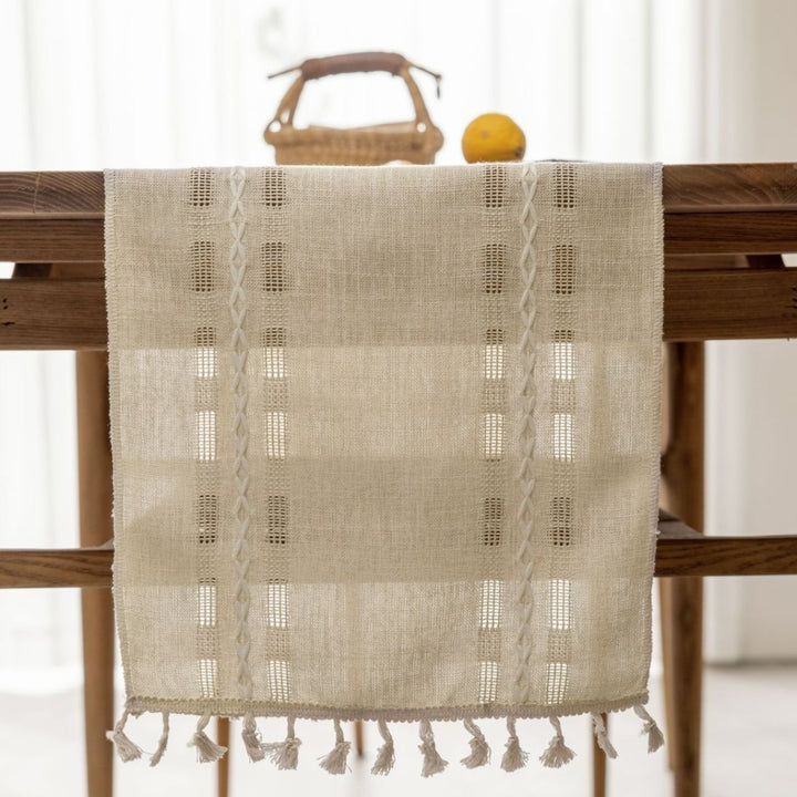Rustic Openwork Table Runner
