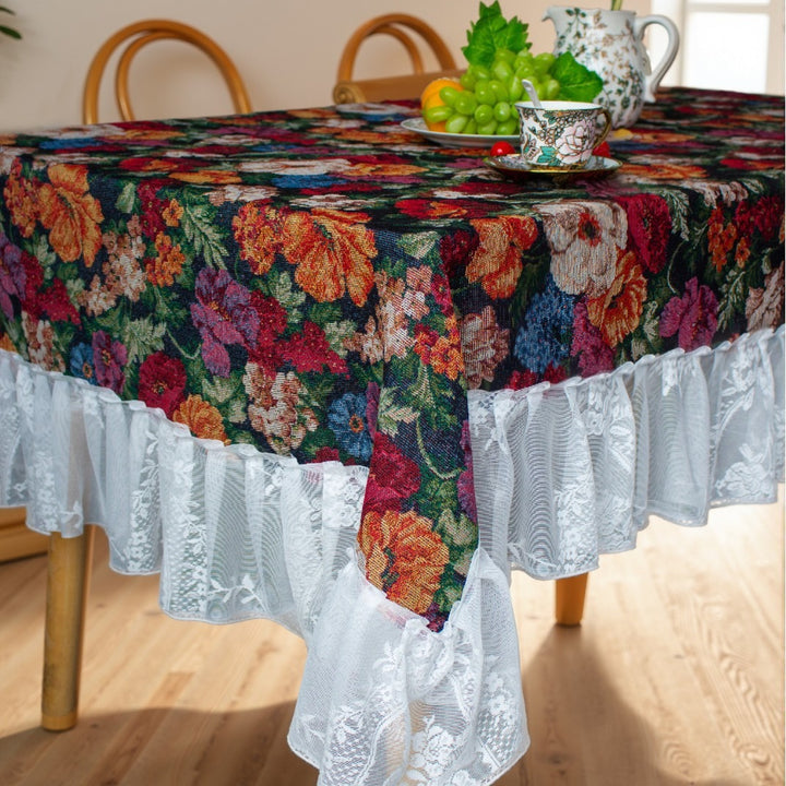 Retro Blossoming Table Cloth