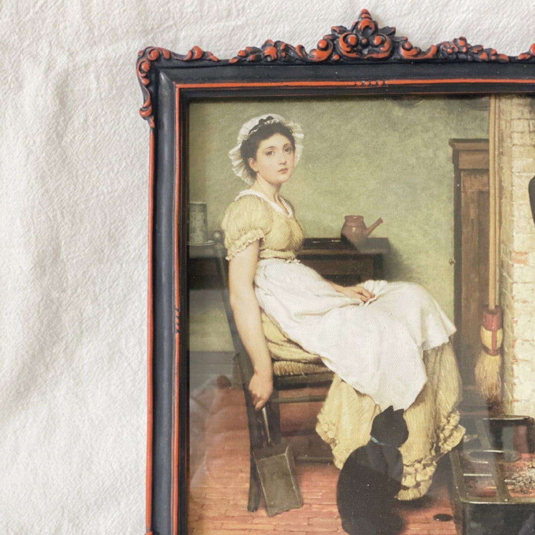 Gothic Ornate Black & Red Frame