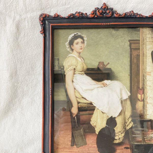 Gothic Ornate Black & Red Frame