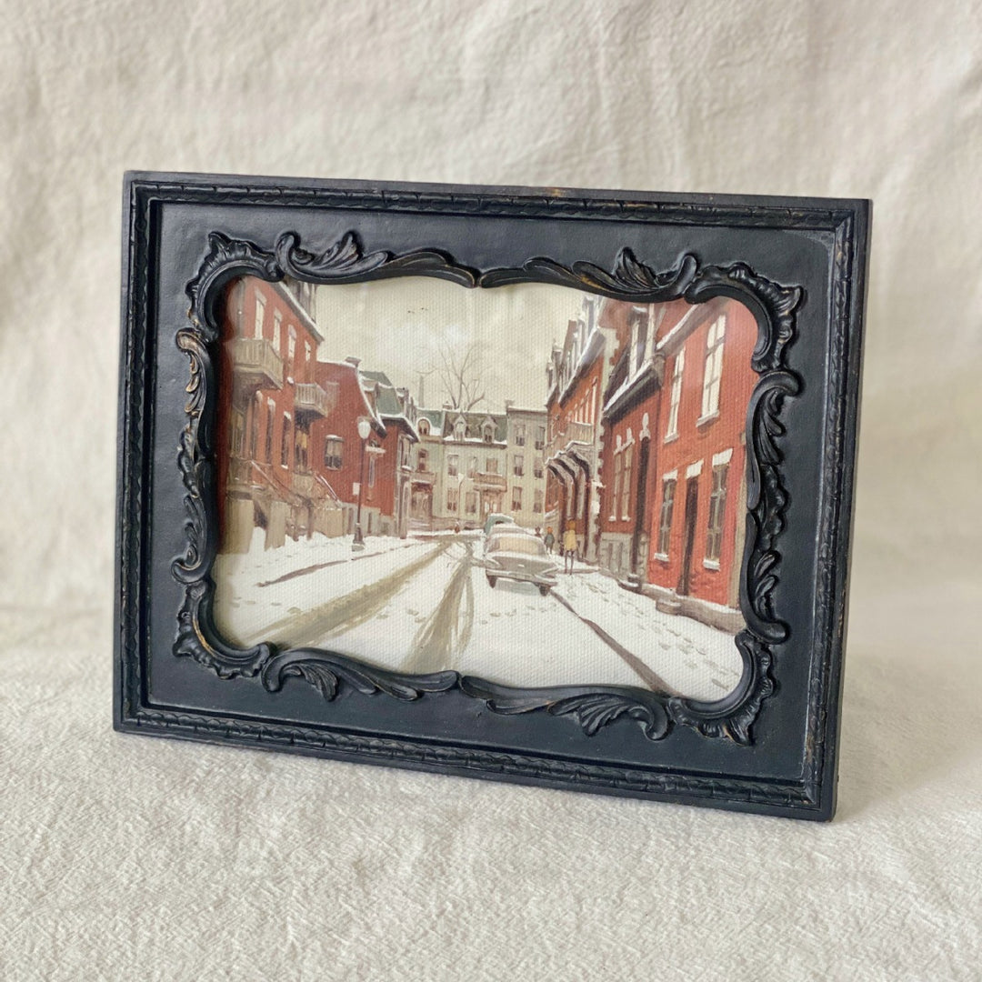 Vintage Black Scroll Frame